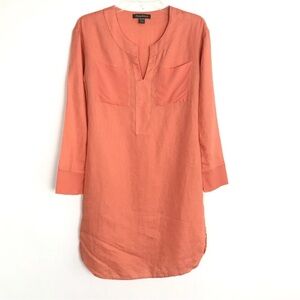 Tommy Bahama Linen Coral Tunic Dress